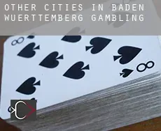 Other cities in Baden-Wuerttemberg  gambling