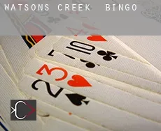 Watsons Creek  bingo