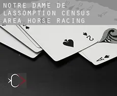 Notre-Dame-de-l'Assomption (census area)  horse racing